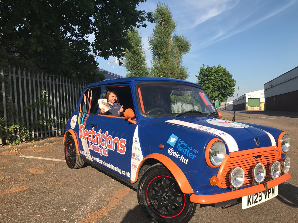 EIR_ltd's tweet photo. Fancy £50.00? if you see our Mini around town, take a picture and tag it online with #thereadingjob and every Friday we will draw one winner https://t.co/129b6D7Hi0