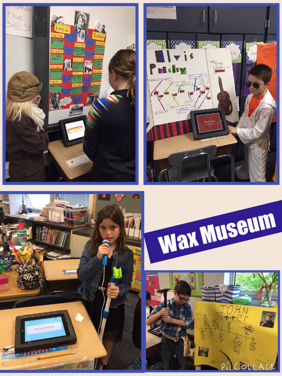5BBIS's tweet photo. What a wonderful Wax Museum!  Thanks for inviting us Mrs. Wells and Mrs. Wehr's classrooms.   athletes, singers, scientists #bisrocks https://t.co/JpCWYJ78My