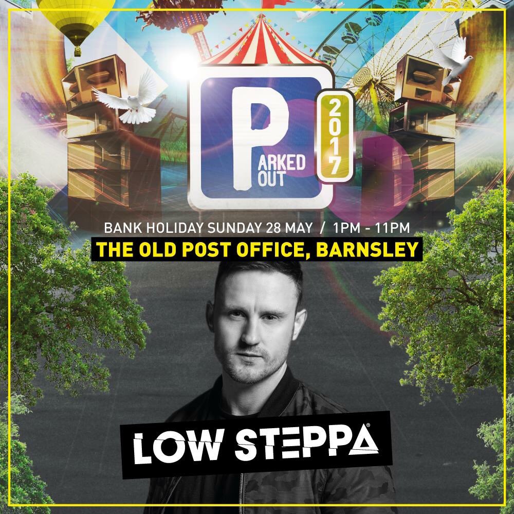 sleepinscheatin's tweet photo. We're looking forward to having @Lowsteppa join us at PARKED OUT in just 11 days! Get a ticket on @skiddle before the price increase 🎪 https://t.co/FcQOy9Przx