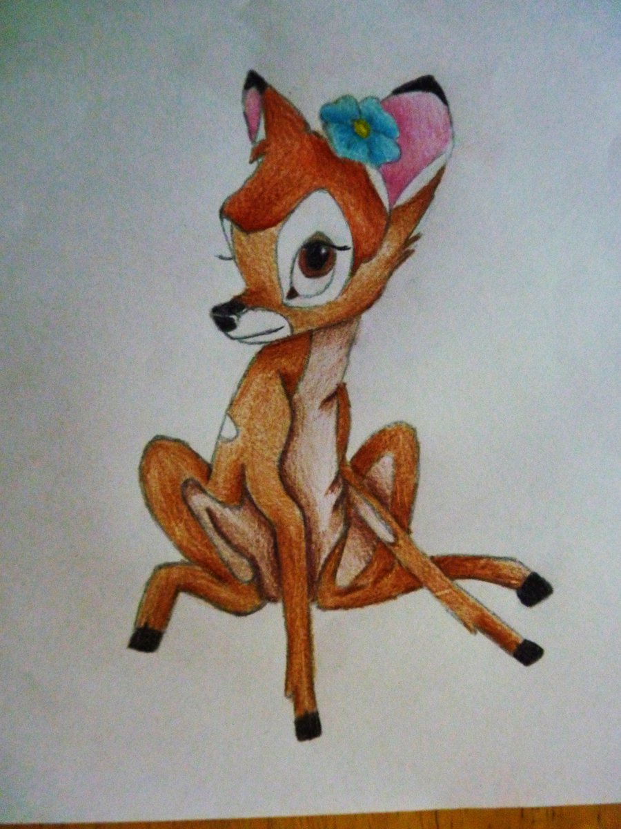 mad__artistry's tweet photo. Wanted to do some drawings for @DisneyAnimation's challenge to #drawbambi! So much fun with these! https://t.co/smYoMIvlIG
