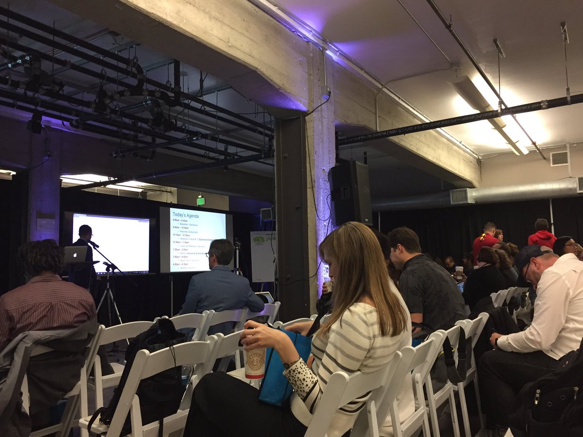 Sooo excited for day 2 of the #MakerEdConvening !! This is THE event for maker educators! 😊