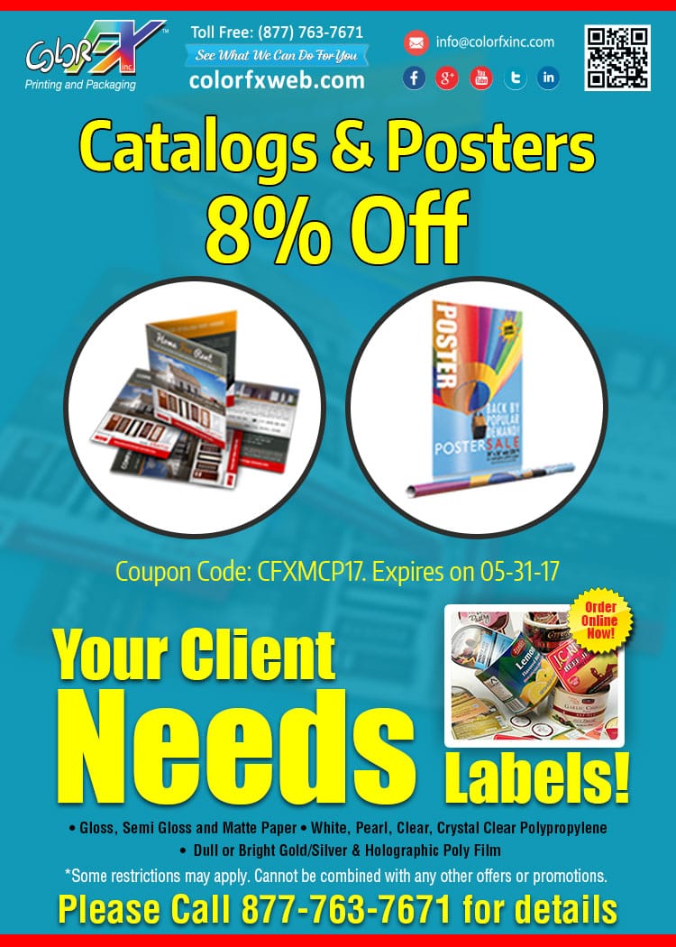 colorfxweb's tweet photo. Save 8% off on Catalogs &amp; Posters from https://t.co/FpLnG9lOS6. Please use Coupon Code: CFXMCP17. Expires on 05-31-17.
 #Catalogs #Posters https://t.co/niCSENo54U
