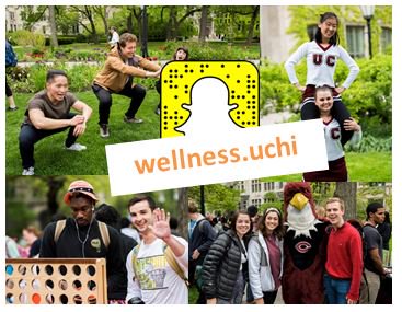 UChiwellness's tweet photo. It's finally here, WELLAPALOOZA!!! Stop by the quad 11:15-1:15 PM and be sure to snap and share. Don't forget to use the geotag! https://t.co/u7fUskioIs