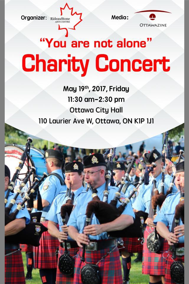 Rideaustone's tweet photo. A FREE Concert of Pipe Music and Highland Dance at the City Hall at 12:00 this Friday May 19, 2017 to support people affected by the flood https://t.co/vaPBRaV0b5