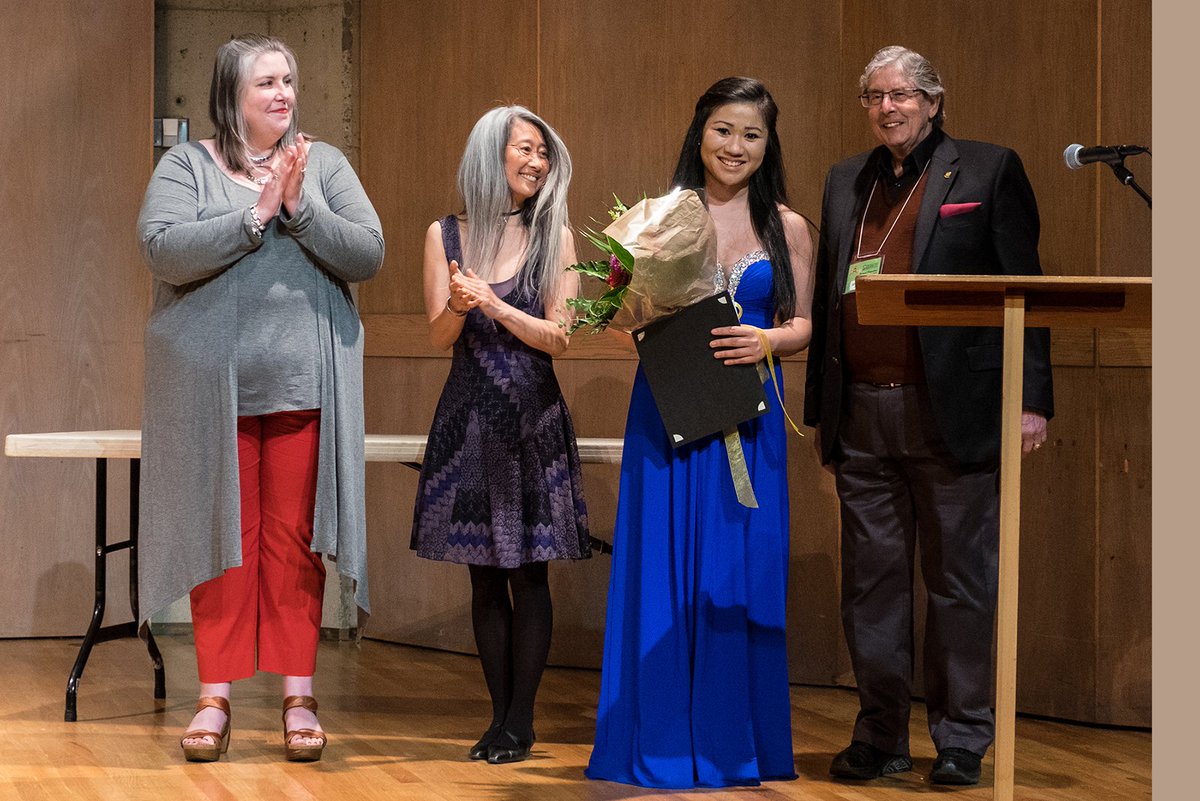 Congratulations to Kate Moran, 2017 Wood Scholarship recipient, and to all competitors for a delightful evening!