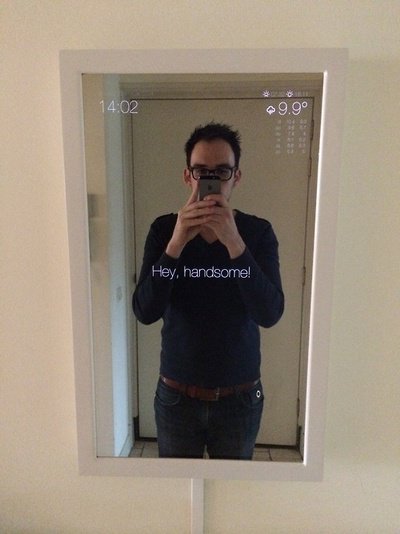 ChristinaATX's tweet photo. Anyone in my network ever built a #MagicMirror #SmartMirror with a #RaspberryPi ? If so, I would like to hear how you built it? https://t.co/PMLqtQZQAe