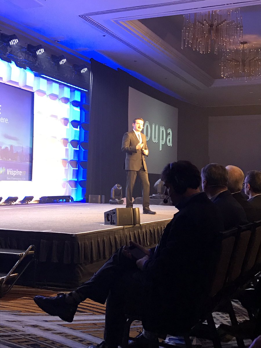CEO Rob Bernshteyn of <a href="/Coupa/">Coupa Software</a> takes the stage to kick #coupainspire