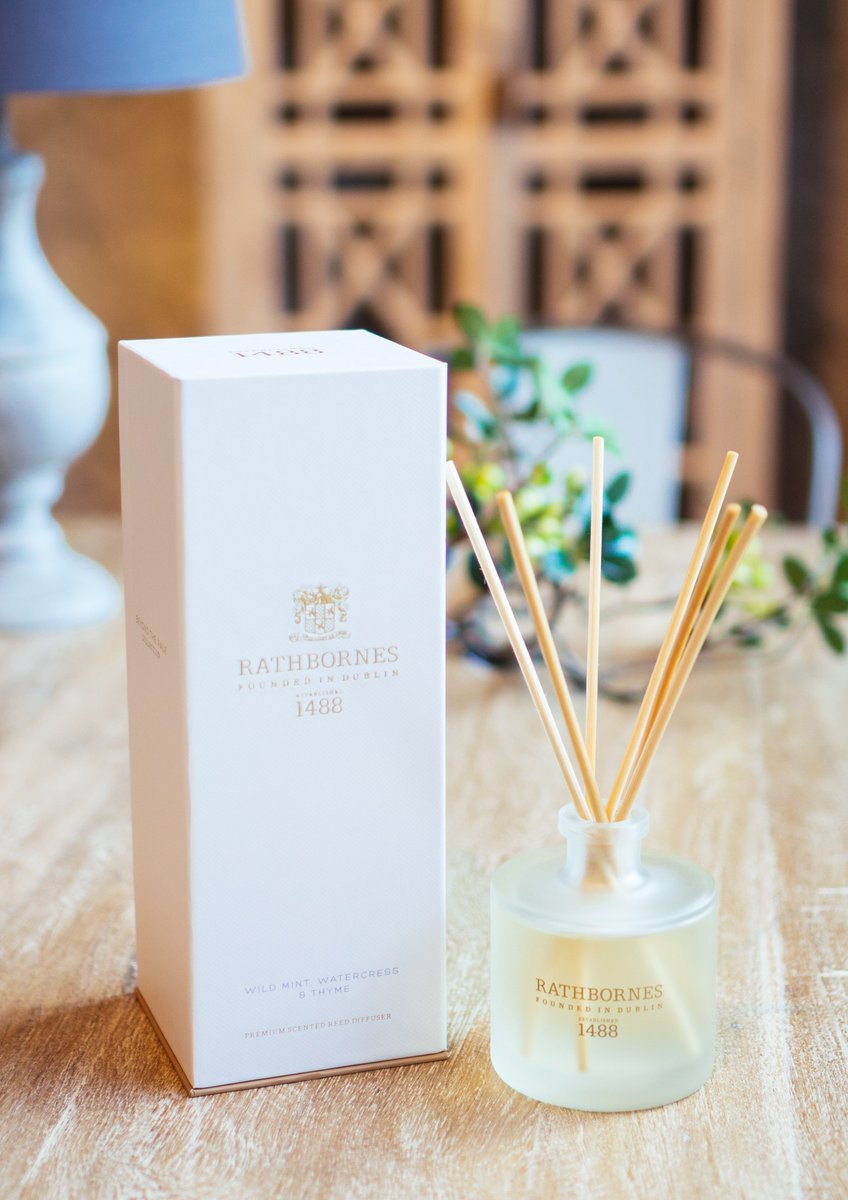 Invigorating, up lifting & refreshing... Fall in love with our luxury Wild Mint, Watercress and Thyme Reed diffuser bit.ly/2rmQhqC