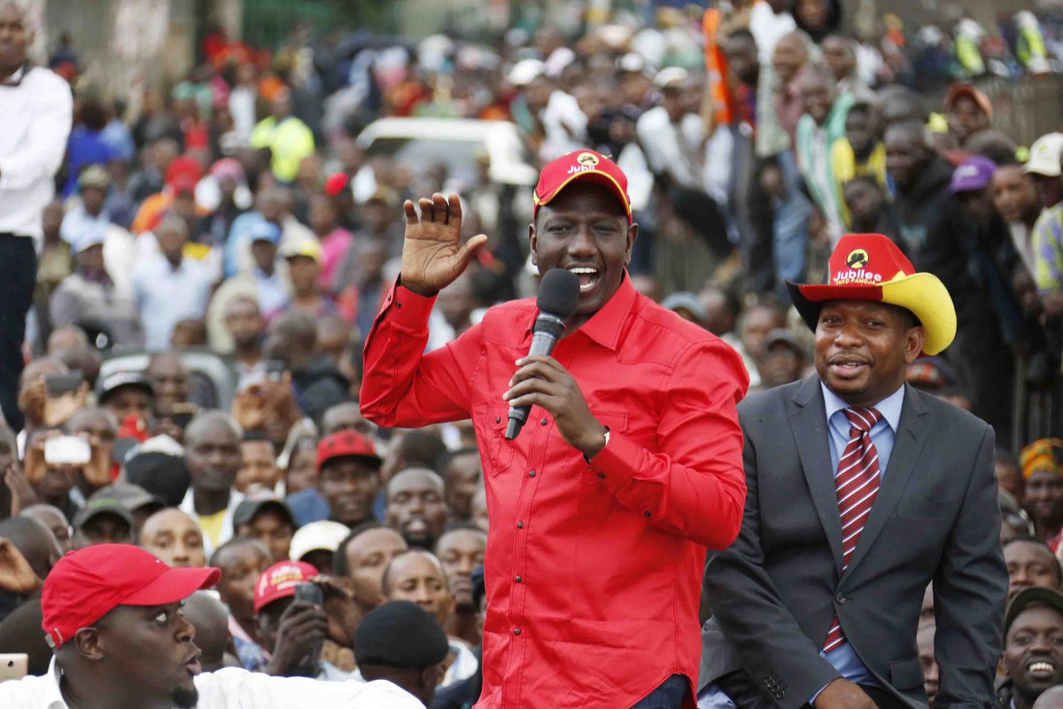 HonAdenDuale's tweet photo. Addressing residents at Muthurwa Market and Eastleigh, Nairobi County with Deputy President @WilliamsRuto and the Nairobi #JubileeTeam. https://t.co/kfQOVnGiJT