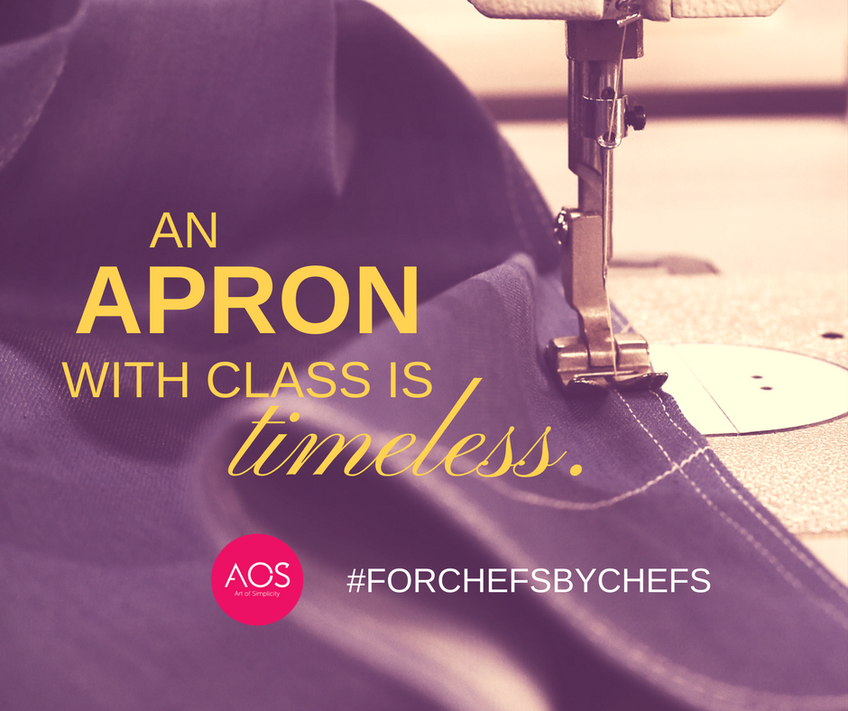 aosbysosa's tweet photo. An apron with class is timeless. #chefslife #ApronsForEveryChef #OuiChefbyAOS #ForChefsByChefs #AOSbySOSA https://t.co/WXZmN2Toj3