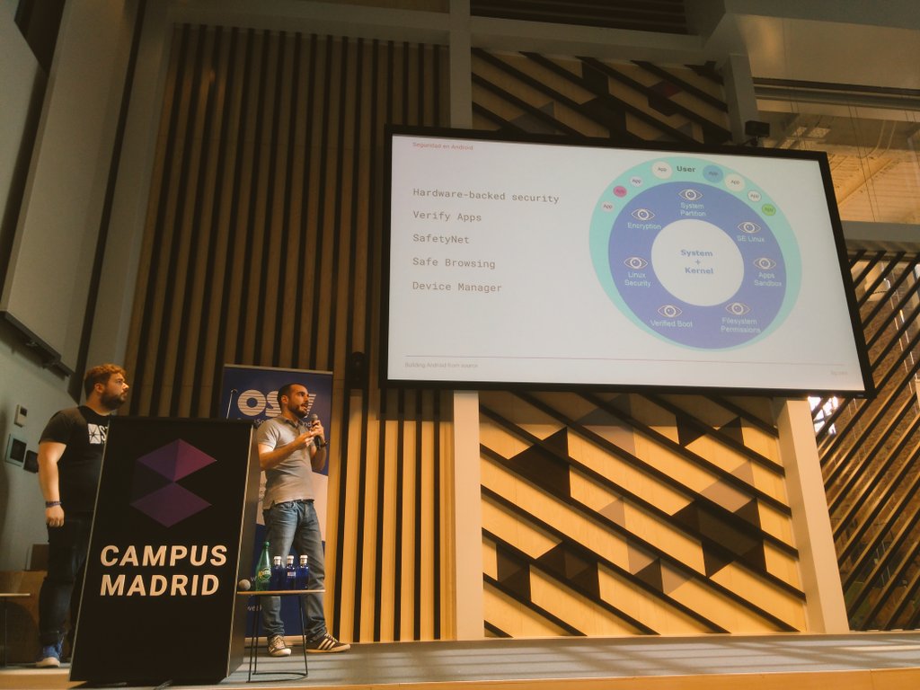 kom_256's tweet image. Interesante... Se está hablando de  #seguridadAndroid en el @CampusMadrid  #io17 #ioextended17