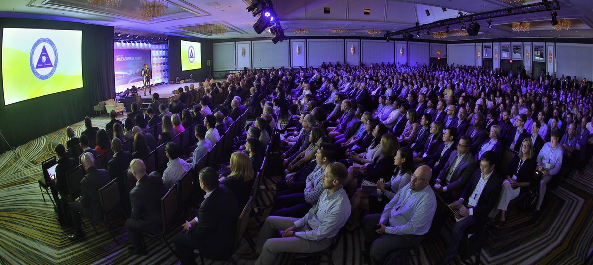 Amazing energy and excitement! St!anding room only. A great way to start #CoupaInspire '17 #unleashvalue #spend #Procurement