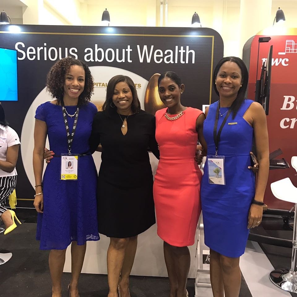 ncbja's tweet photo. Janice Holness (2ND left) Exec. Director, FSC and Chairman of the #IOSCO Presidents' Committee pose with #NCBCM team https://t.co/cFZParYlGP
