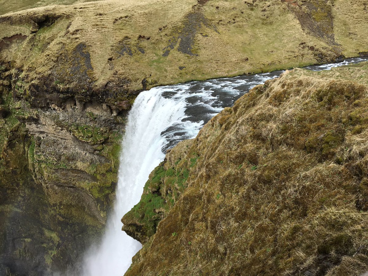 stelling_rci's tweet photo. More waterfalls and basalt columns. On our way to southeast Iceland for 3 nights. #RCIceland @kennlharvey https://t.co/yjm0cwnvRA