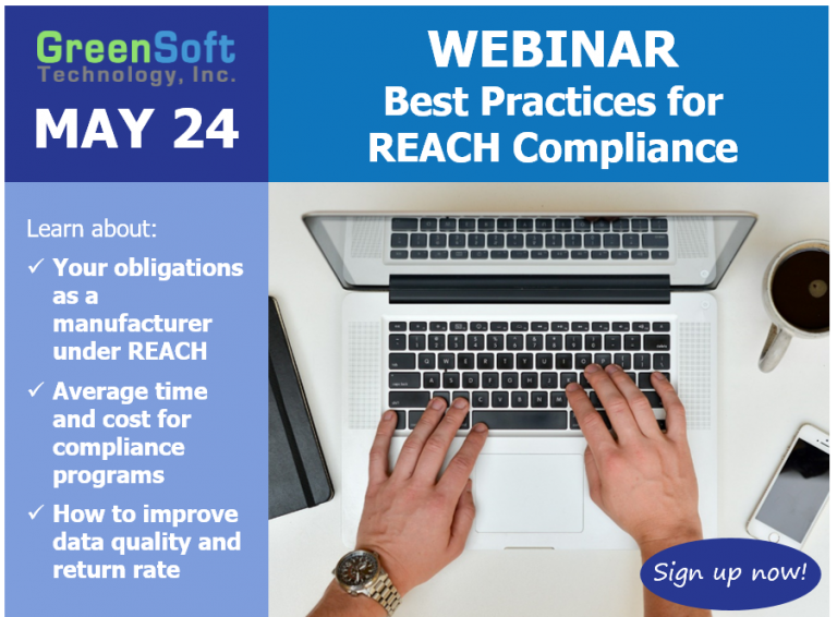 MrFlinders's tweet photo. Join me May 24th as I present on BEST PRACTICES for #REACH COMPLIANCE - a FREE #webinar hosted by @WeAreGreenSoft 
https://t.co/1aqDE3ZqkT https://t.co/fW3Nq18g0Y