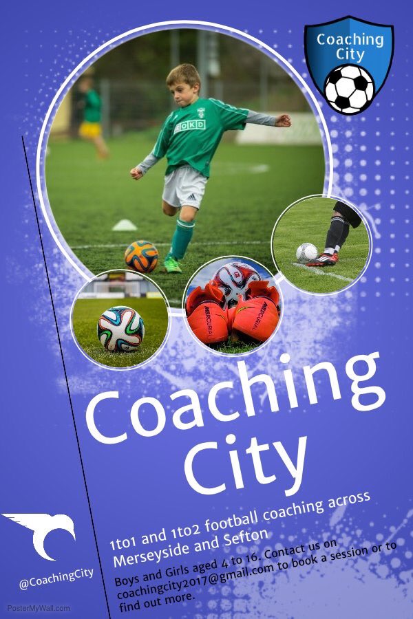 CoachingCity's tweet photo. 1to1 or 1to2 Football coaching for Boys and Girls aged 4 to 16. Contact us on coachingcity2017@gmail.com to book a session or find out more. https://t.co/m2fjIqXOF6