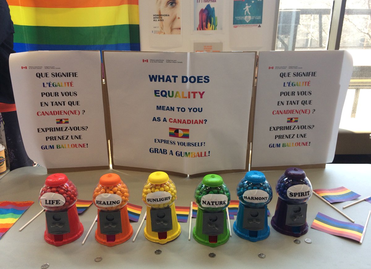 GCIndigenous's tweet photo. Today, we mark International Day Against Homophobia, Transphobia and Biphobia, because #EqualityMatters! #IDAHOT #LGBTQ2S #LGBT https://t.co/sqLG8g0N85