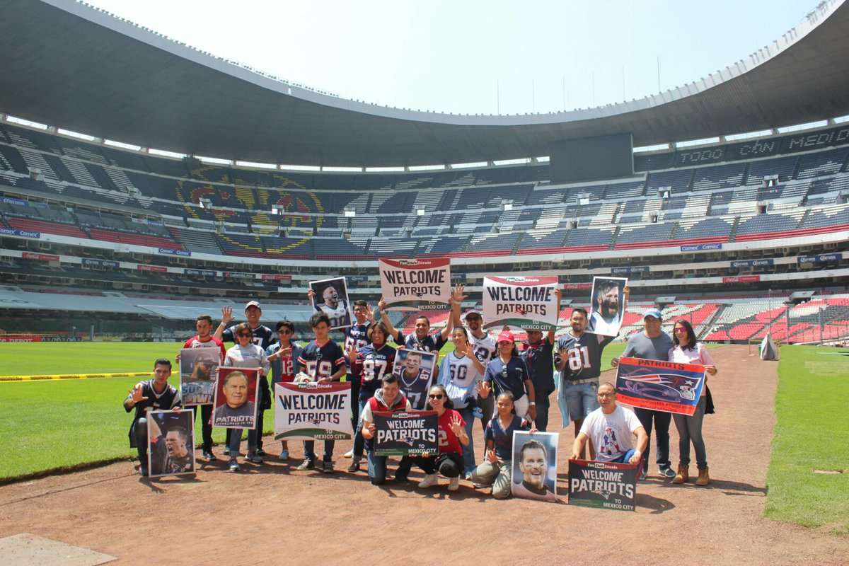 patsclubfans's tweet photo. No te quedes fuera de lo mejor en camino al Azteca ..nos vemos El 11 de junio M. A la Revolución#PatriotsEnMexico #WelcomePatsMX #PatsLetsGo https://t.co/vsPeWUGpWx