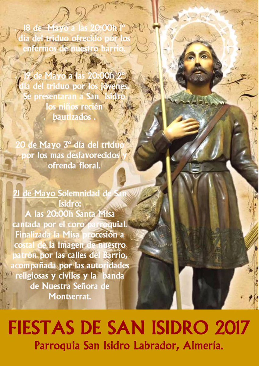 Procesión de san Isidro en Regiones.