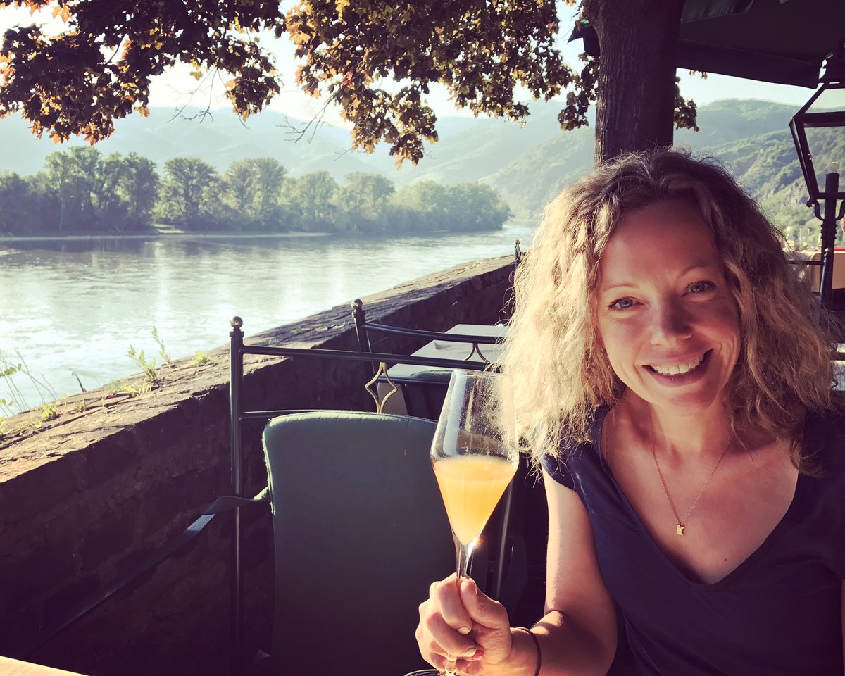 jim_schweigert's tweet image. Dinner on the #Danube with my love. #Durnstein #Austria #apricotliqueur