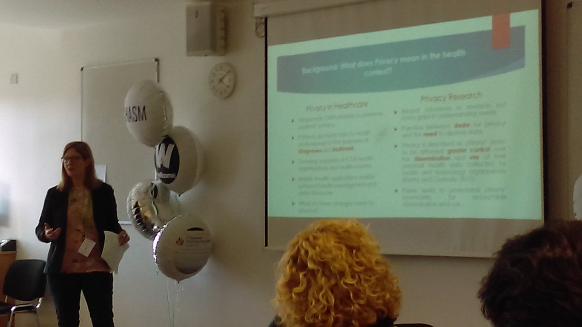 IMPACTirc's tweet image. IMPACT Project PI Dr. Ciara Heavin@TAConference presenting on Data Privacy. #LoveIrishResearch