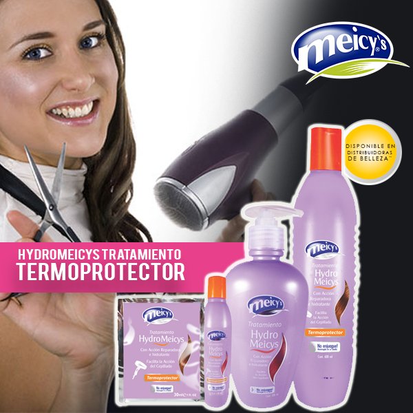MeicysColombia's tweet photo. Con #Hydromeicys protege tu #Cabello Este fabuloso #Tratamiento de #Meicys, facilita el #Cepillado aportando máximo brillo. #Termoprotector https://t.co/FmMDgA0onk