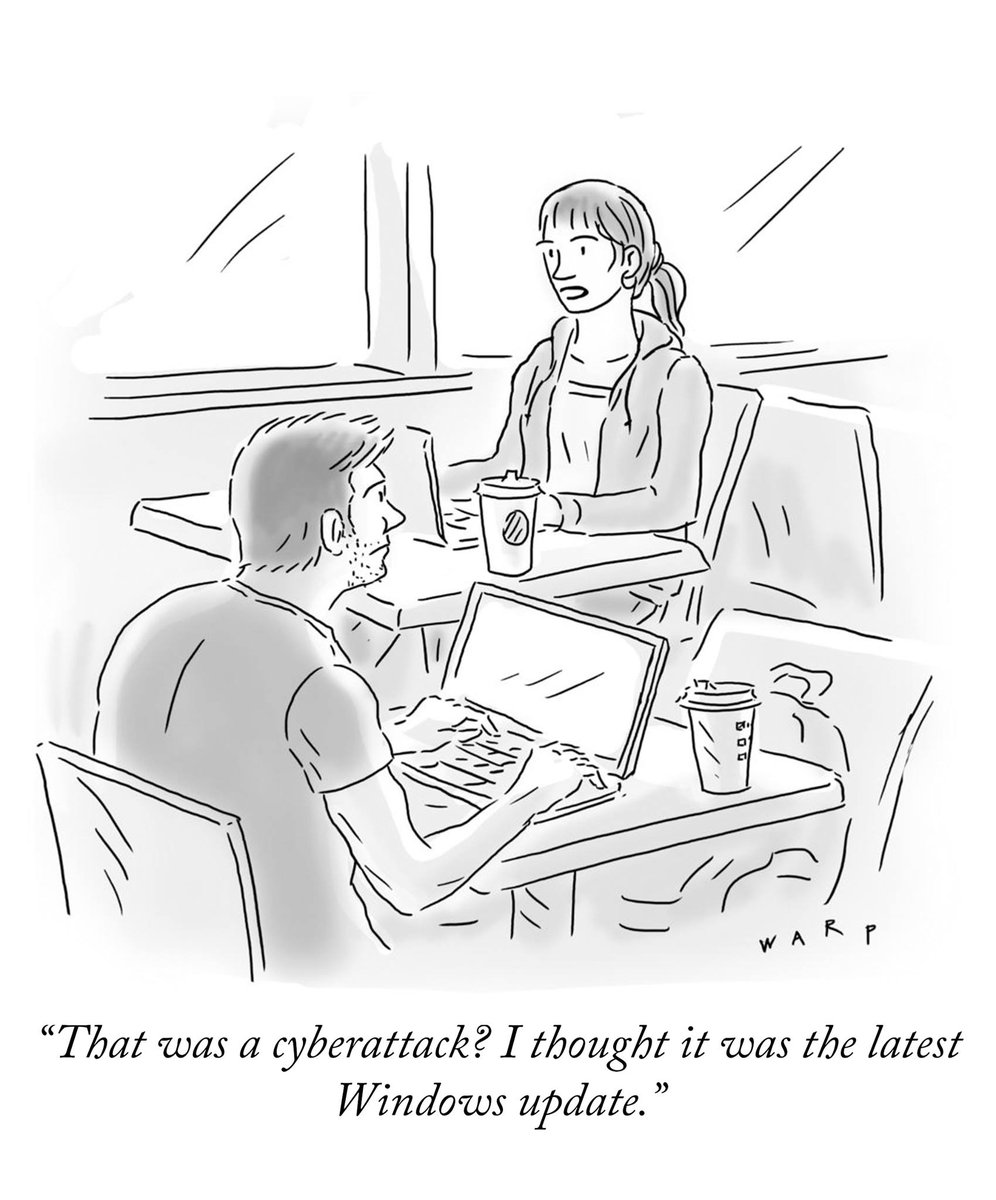 The perfect Windows cartoon from The New Yorker.