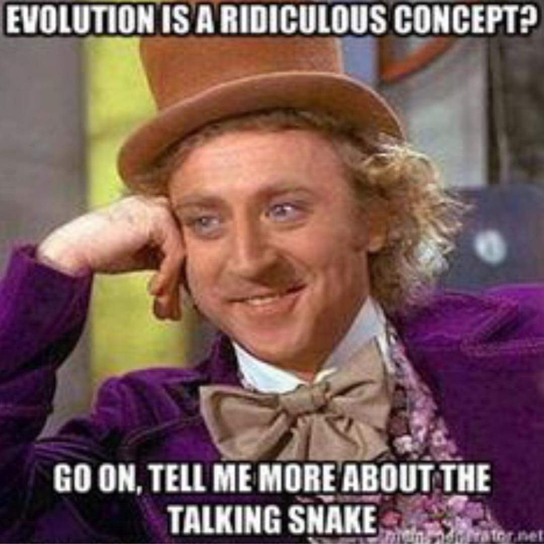 holykoolaid's tweet image. The only people I&apos;ve ever heard deny evolution are the ones who don&apos;t understand it. #evolutionisafact #atheism #science