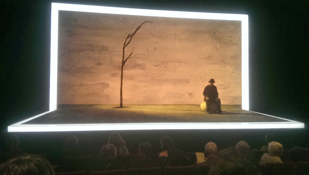 MaylinPro's tweet image. We went to see #WaitingforGodot  tonight. It was a beautiful electric production Thanks @DruidTheatre