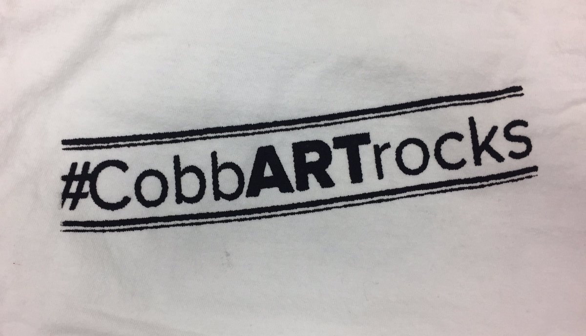 I done did this! Well, I just printed it. Much nicer people made the screen. #cobbartrocks