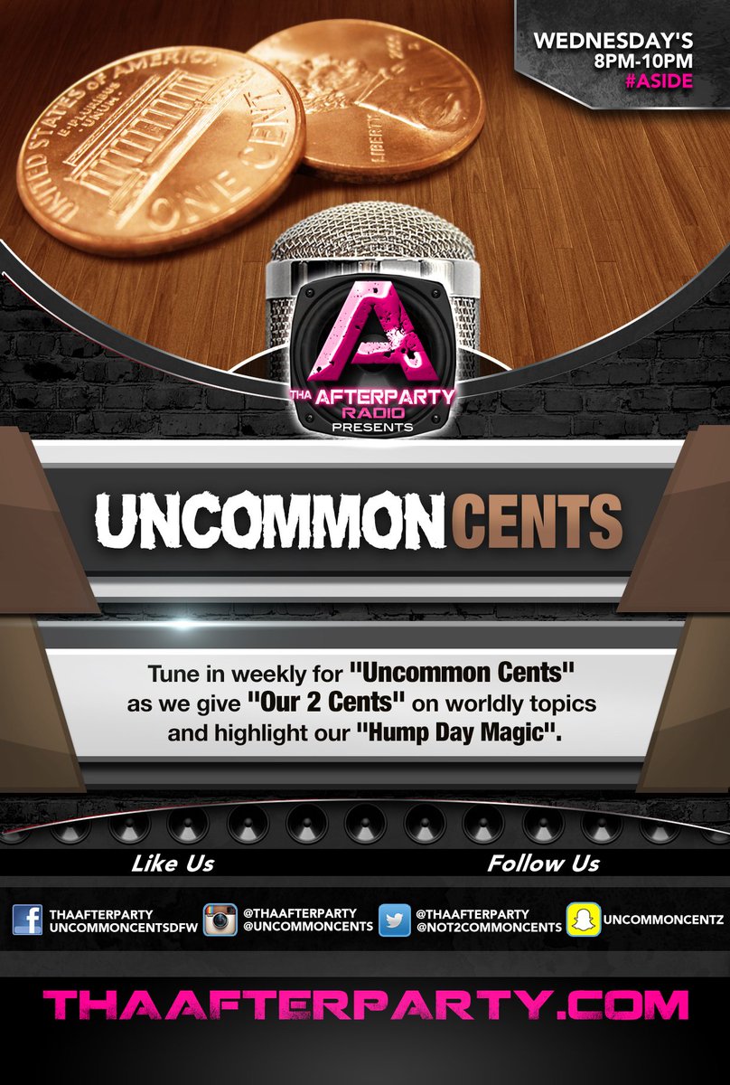 TamaraM214's tweet image. #UnCommonCents #MakesCents of #TraditionalFamilyValues Tonite @ 6pm. Call 972-591-8272 #ASide http #HumpDayMagic ://ow.ly/HGKH30bOOmy