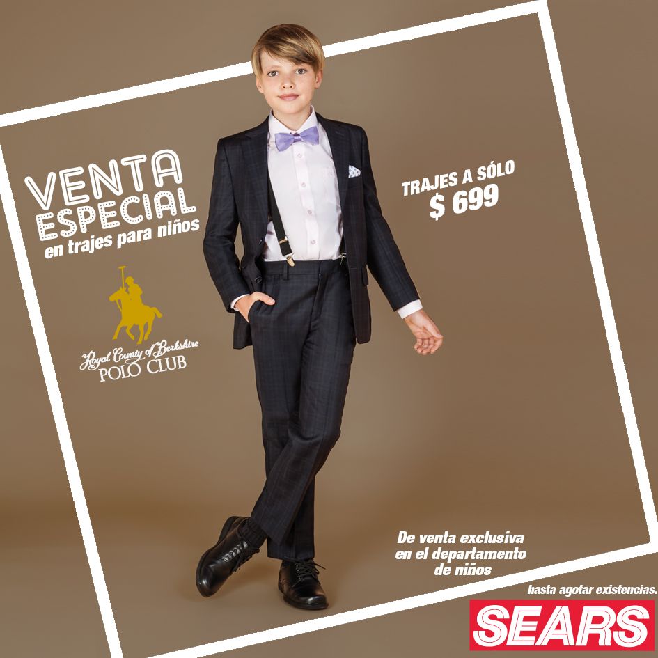 Sears México on Twitter: "Trajes para niños CLUB a sólo $699.00 *Valido hasta agotar existencias. Consulte https://t.co/vV9qFU01xp" / Twitter