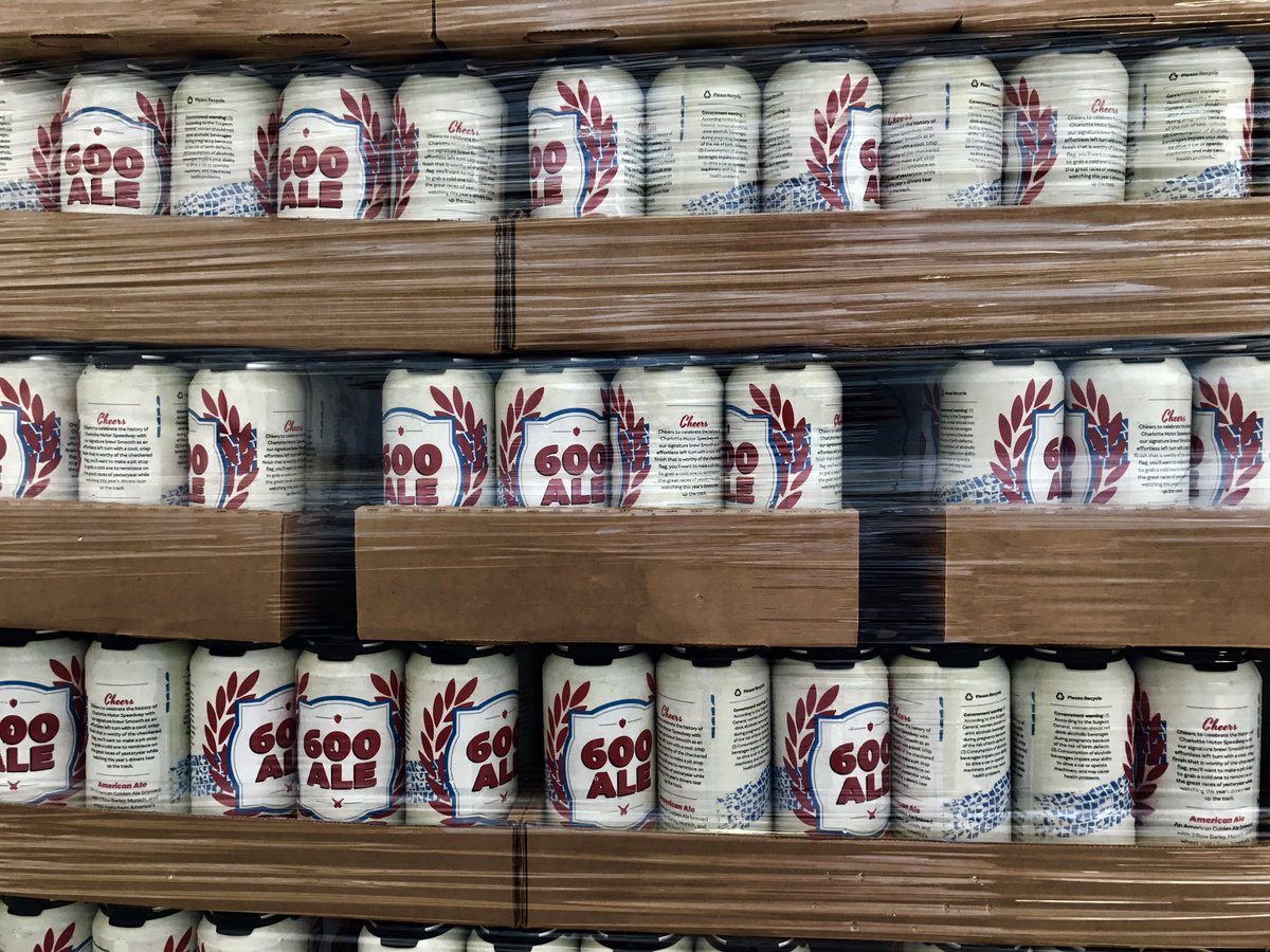 JwSedlak's tweet photo. Red, White &amp; Brew!! The new #600ale from @CabarrusBrewCo only @CLTMotorSpdwy. #cocacola600 https://t.co/JJsUt7z4vY