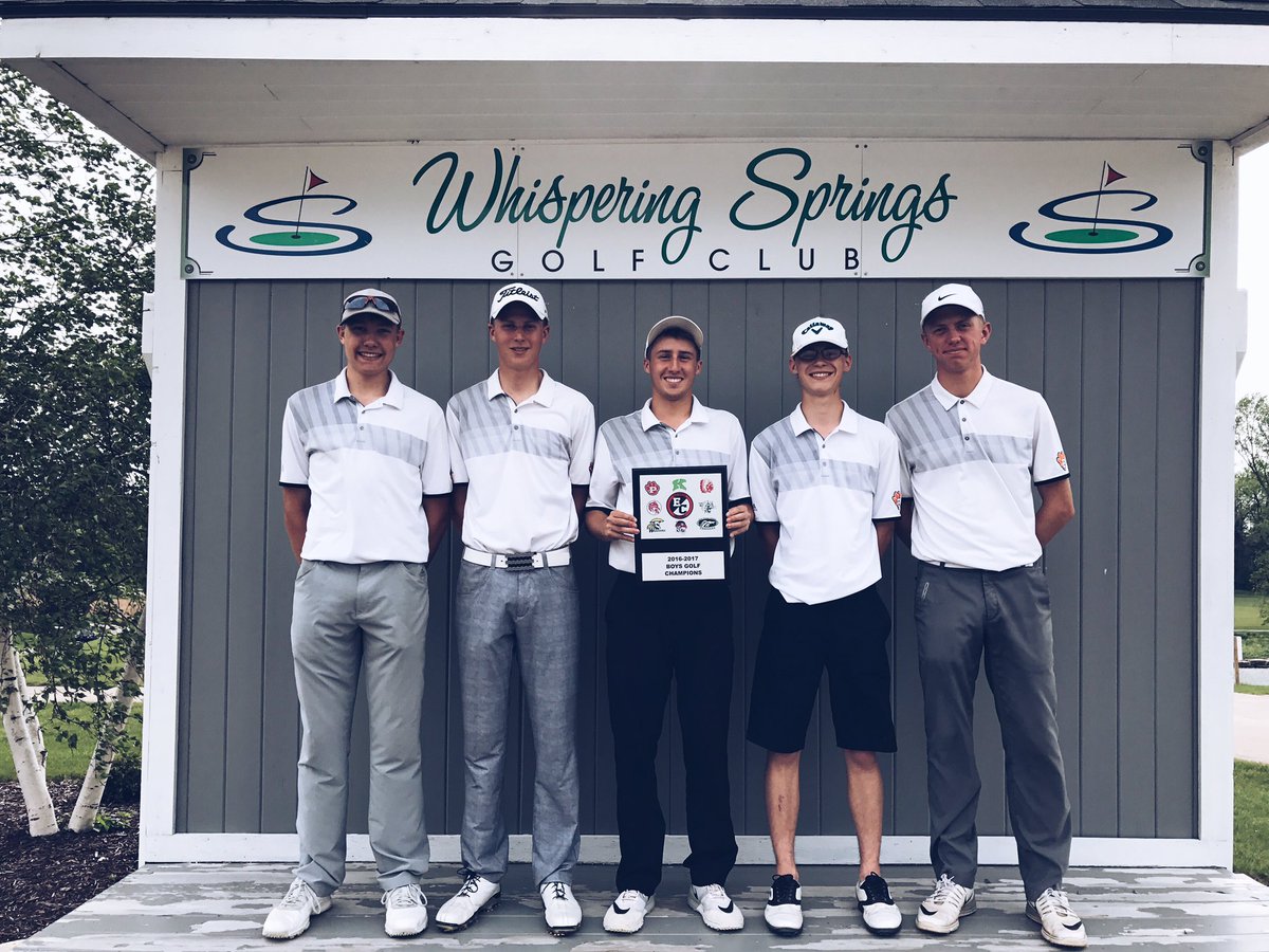 Plymouth_Golf's tweet photo. Squad finishes 1st overall in the ECC conference 🏆🏆🏆 https://t.co/IGgI8rofzM