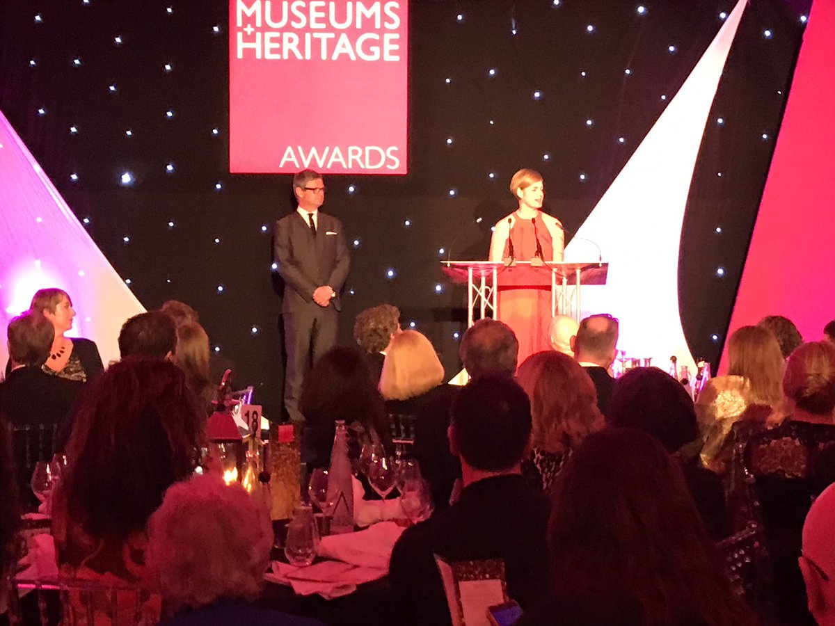 MandHAdvisor's tweet photo. Permanent Exhibtion winner #MandHAwards @NtlMuseumsScot's 10 New Galleries "This award marks the lead architect &amp; his strength and vision." https://t.co/c0y6A3Rqh0