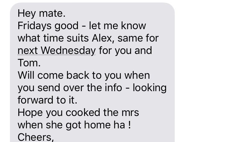 DBRecAndrew's tweet image. The moment you realise a reply text to a prospective employer missed a key word #smsfail #fail