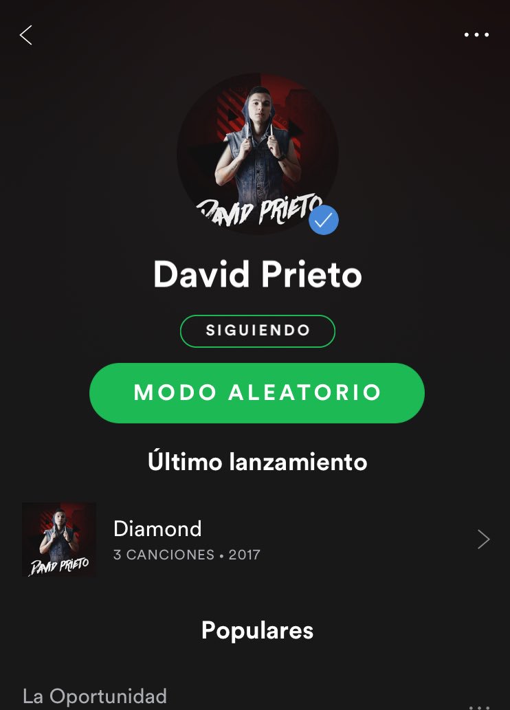 DavidPrietoCol's tweet image. Ya puedes encontrar toda mi música en las plataformas digitales @Spotify #LaOportunidad 💥💥
