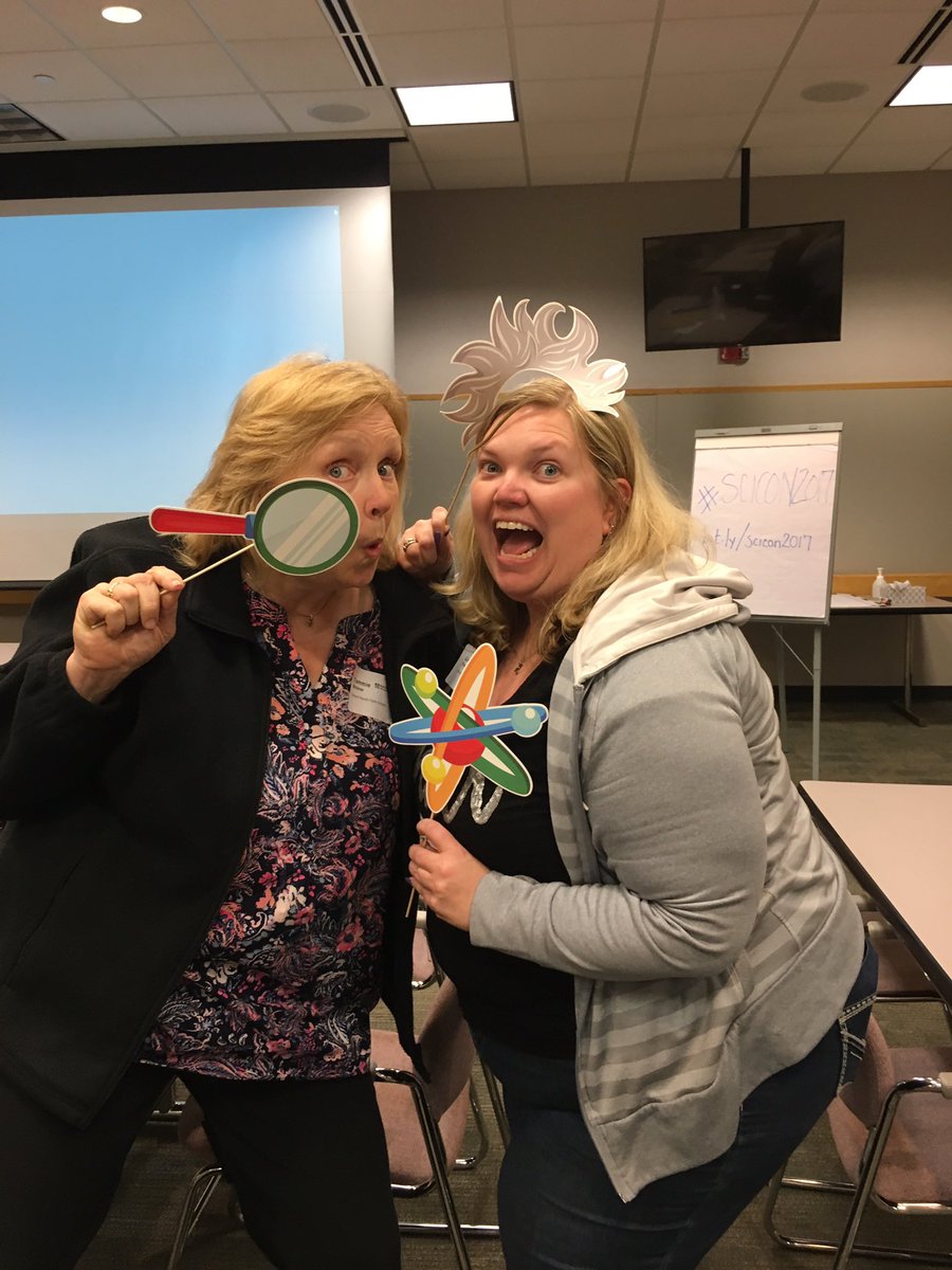VogelWendi's tweet photo. Love these 2! Dedication! #scicon2017 https://t.co/a4YzsX3yjL