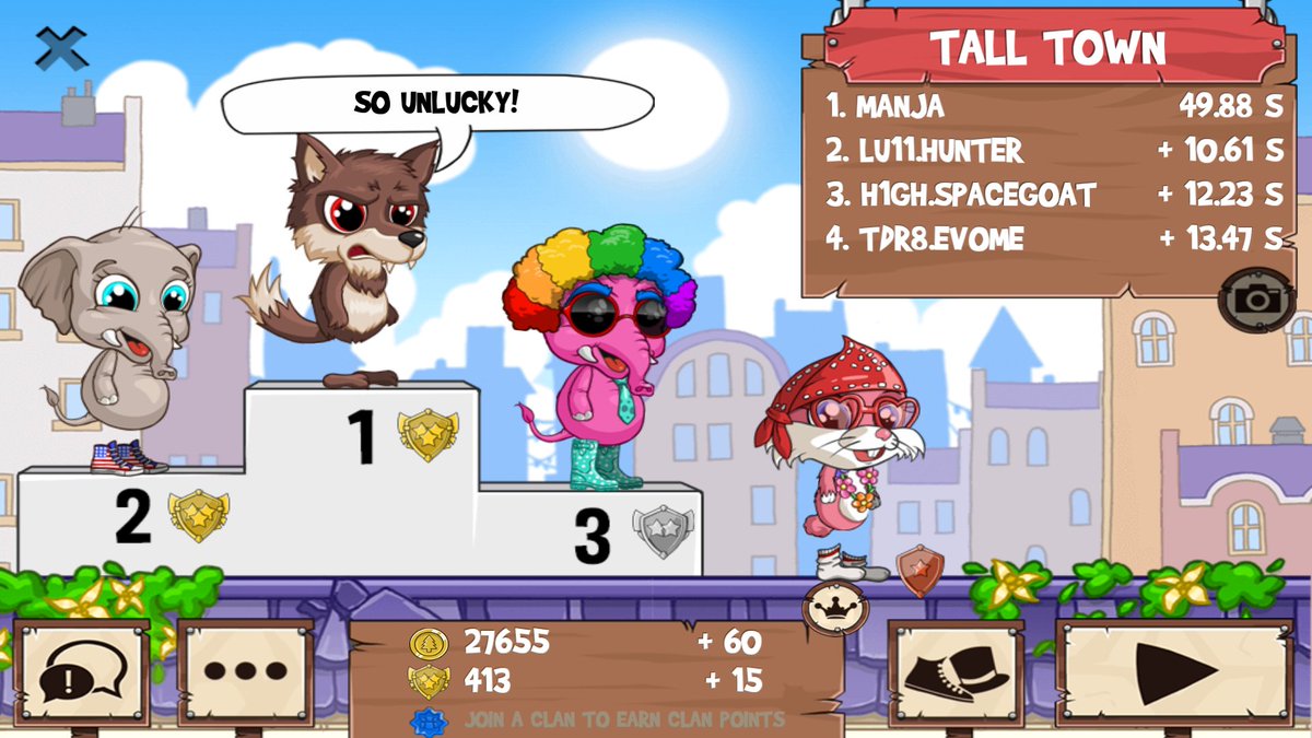 exmxa_'s tweet photo. Get on my level, son! #funrun2 #Hunter #Spacegoat #evome https://t.co/WrhVnk1Y8w