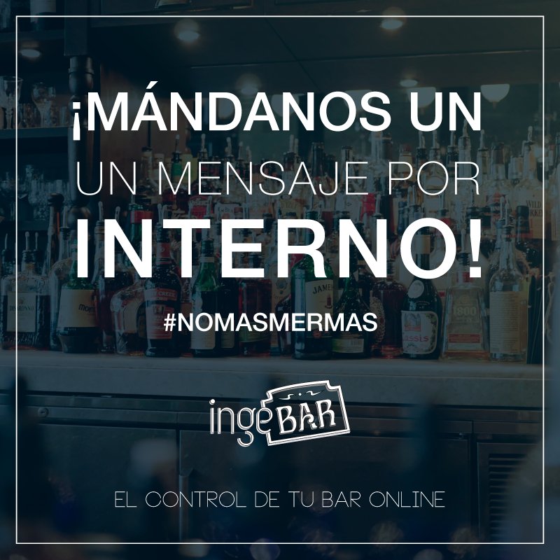 Coordinemos una visita a tu bar o cervecería para que veas presencialmente cómo funciona #IngeBar, ¡mándanos un mensaje por interno!