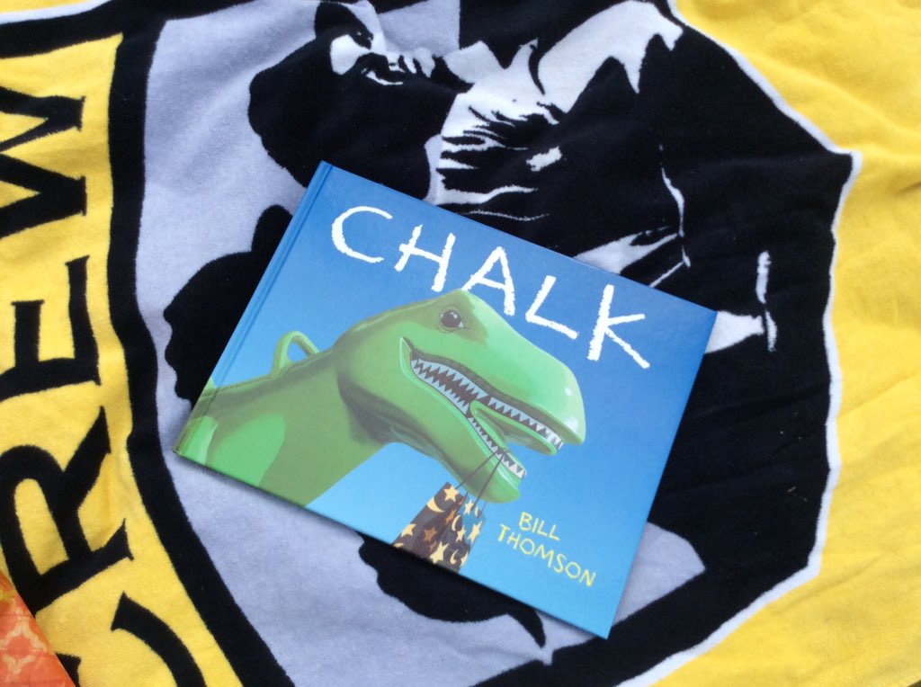 ELIwithMrsK's tweet photo. Day 3 of #wordlessweek - we read the book Chalk and then drew with chalk outside @ceDCSD https://t.co/kR2KebwALP