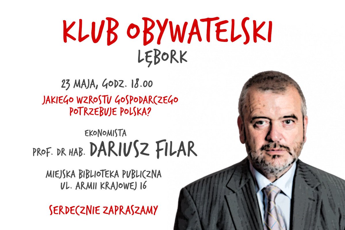 PO_RP_Lebork's tweet photo. Zapraszamy do wzięcia udziału w spotkaniu lęborskiego Klubu Obywatelskiego!Wtorek, 23.maja godz.18:00,Miejska Biblioteka Publ. w Lęborku https://t.co/XvyGDQJqWW
