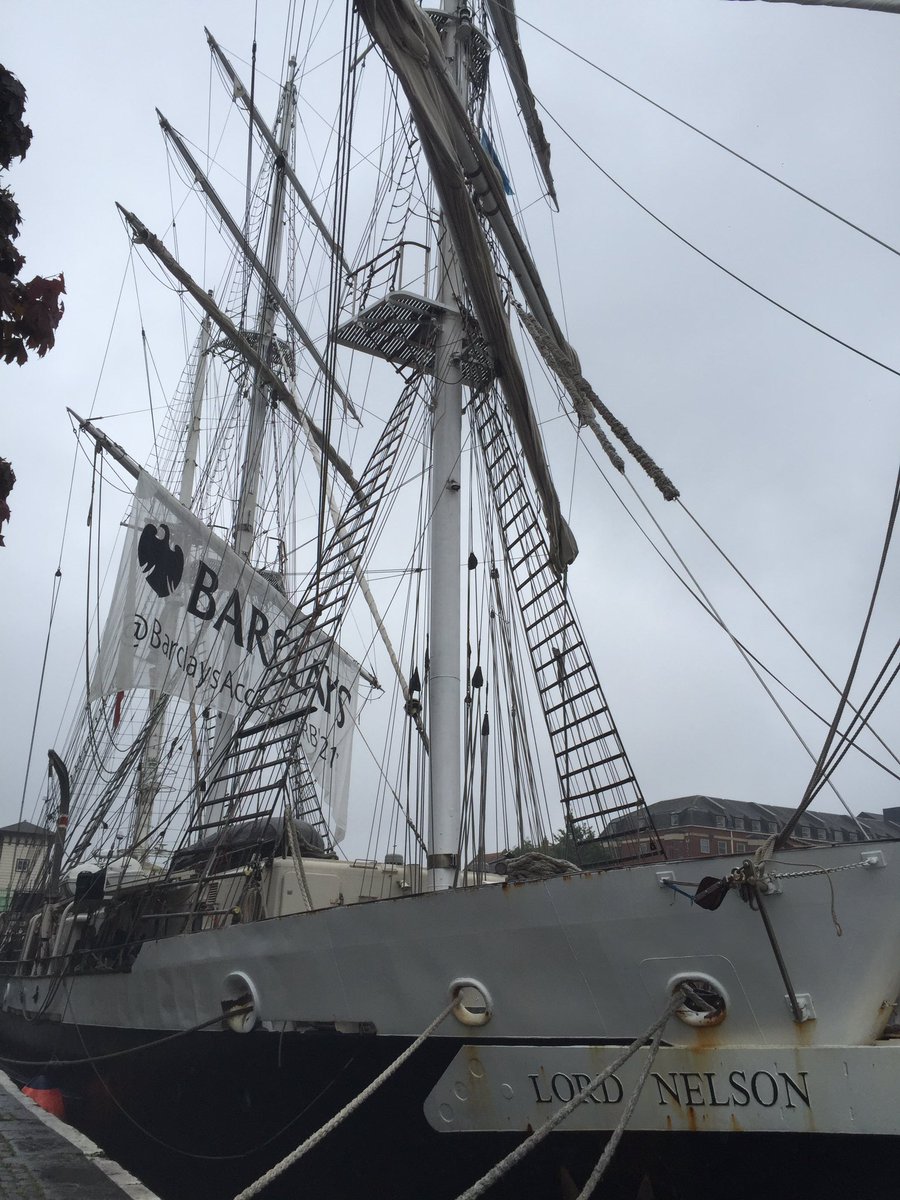 Diisagrac33's tweet photo. Accessibility stand all set up and ready at Bristol in the lower mess on The Lord Nelson #RBV2017 @JubileeSailing @BarclaysAccess https://t.co/r8JPAbBpU4