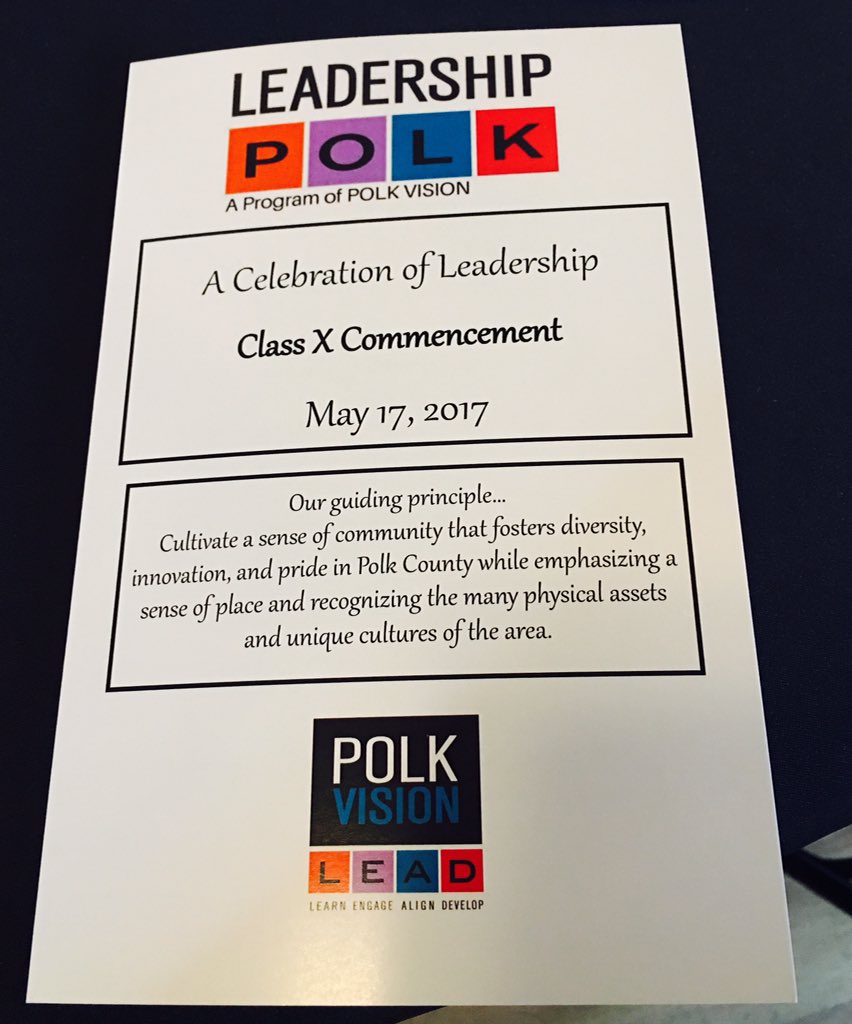 PolkSchoolsNews's tweet photo. #Leadership #Polk Class X Graduation! Congratulations to Superintendent Byrd & the entire class! #community #lovepolk @PolkVision https://t.co/diPi4C8dSJ