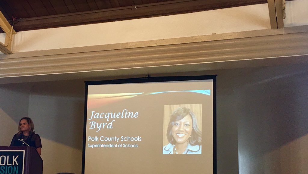 PolkSchoolsNews's tweet photo. #Leadership #Polk Class X Graduation! Congratulations to Superintendent Byrd & the entire class! #community #lovepolk @PolkVision https://t.co/diPi4C8dSJ