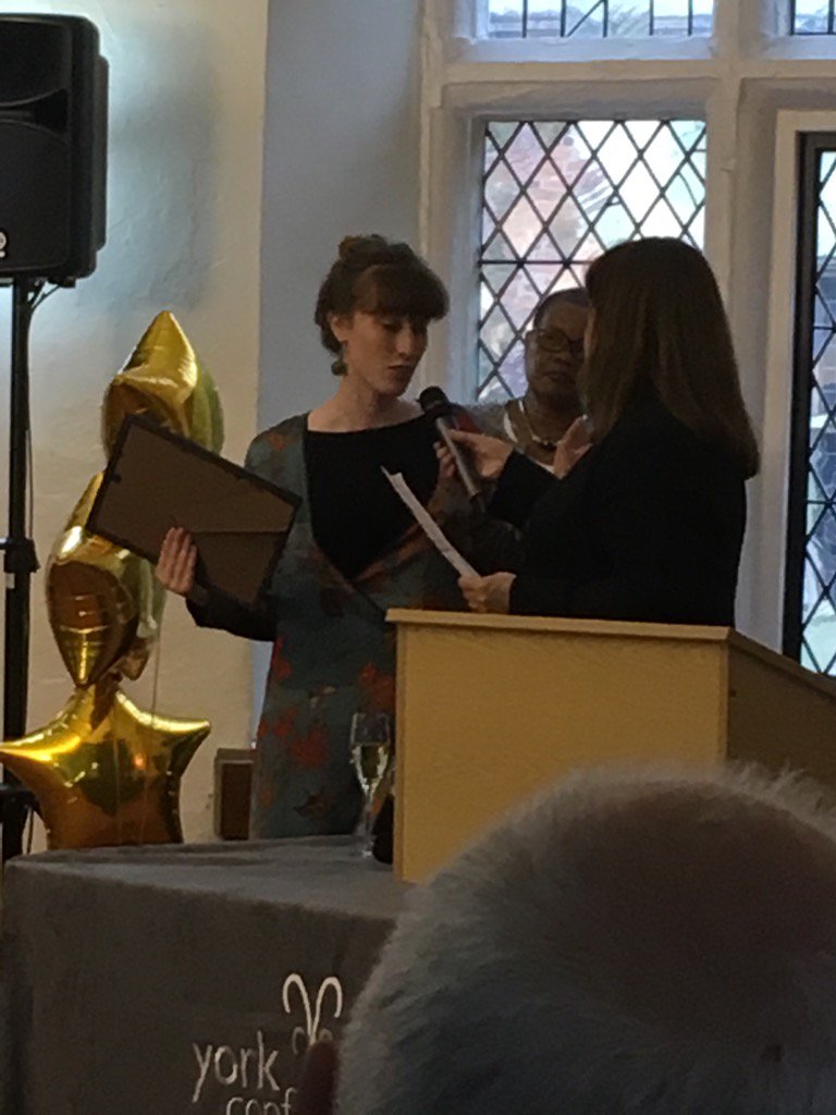 Inspired by Ellie's volunteering for Refugee Action York for 2.5yrs. <a href="/UniOfYork/">University of York</a> students making a difference