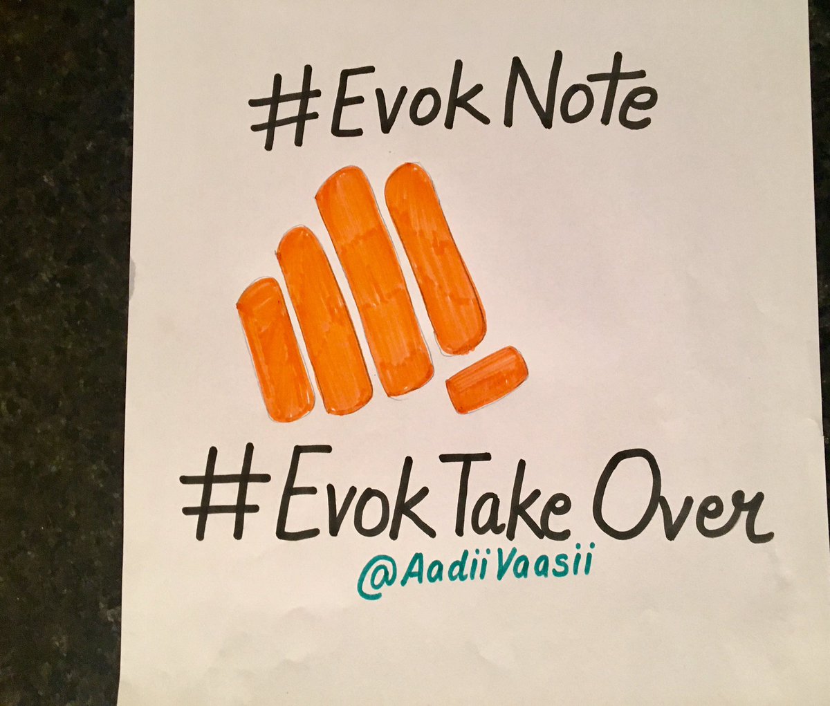 aadiivaasii's tweet photo. #EvokNote is awesome
And here is my personalised hand written reasons๐
#EvokTakeover https://t.co/cjUFGczLRE