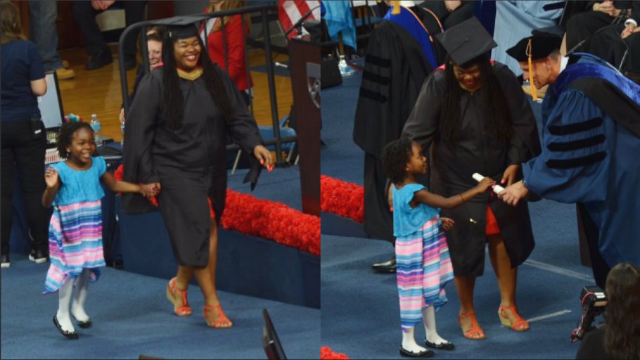 NatashaSAlford's tweet photo. Passing on excellence to the babies!👏🏾@divinitymatovu shares her inspirational Wharton graduation story on @thegrio: https://t.co/ExHj0pTccV https://t.co/3iKfg7P6hk