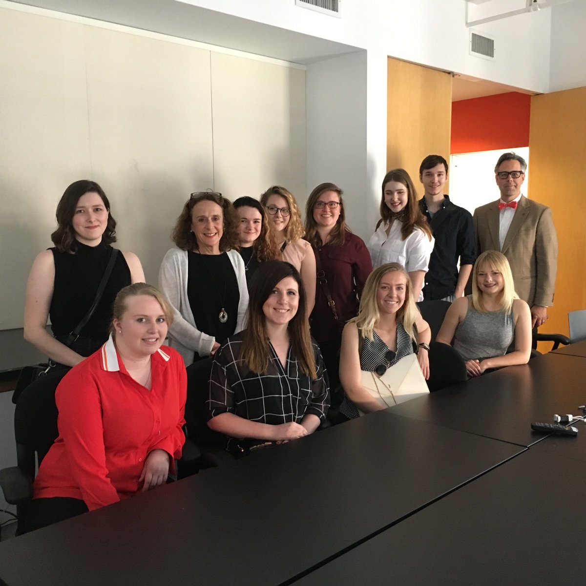 cgpartners's tweet photo. Thanks for coming to the studio! Partner Amy Siegel shares insights on #DesignforCulture with students from @CCADedu https://t.co/vOATfCKfZx