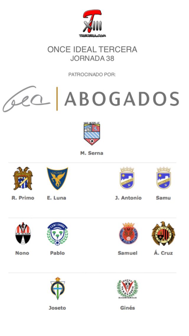 treceraG13's tweet photo. Ya tenéis el último Once de la temporada! Gracias a todos, en especial a @geaabogados_ ! Un abrazo. https://t.co/e5mw6zyexb
